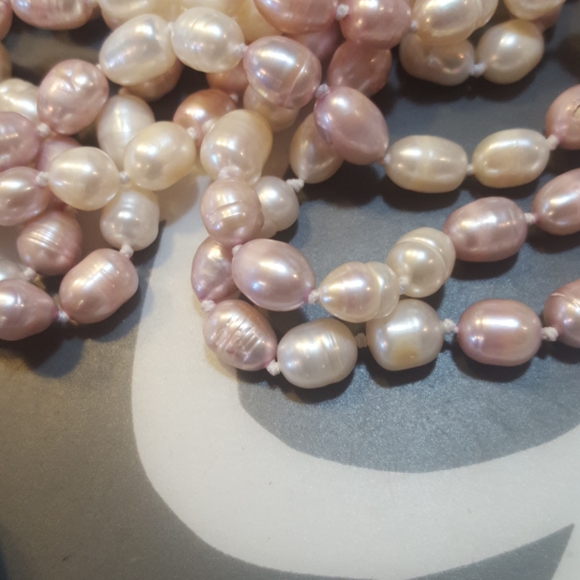 GSJ Freshwater Pearl Beaded Necklace - Picture 10 of 12